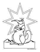 Aardvark Coloring Page 4