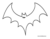 Bat Coloring Page 6