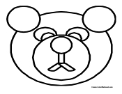Bear Coloring Page 1