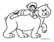 Bear Coloring Page 7