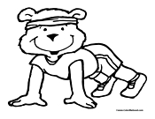 Bear Coloring Page 24