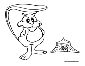 Beaver Coloring Page 4