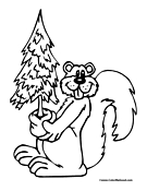 Beaver Coloring Page 5