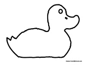 Duck Outline 2