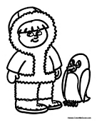 Penguin and Eskimo