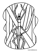 Stick Bug Coloring Page 10