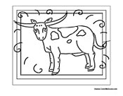 Bull with Horns