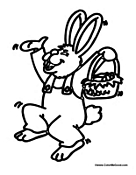 Bunny with Egg Basket