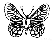 Butterfly Coloring Page 28