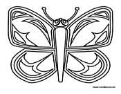 Butterfly Coloring Page 26