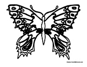 Butterfly Coloring Page 25