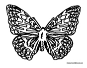 Butterfly Coloring Page 22