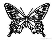 Butterfly Coloring Page 10