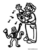 Circus Monkey and Music