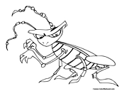 Cockroach Coloring Page 2