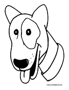 Dog Coloring Page 3