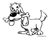 Dog Coloring Page 16