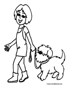 Dog Coloring Page 19