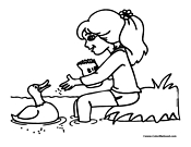 Duck Coloring Page 6