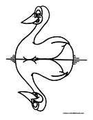 Duck Coloring Page 7