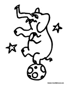 Elephant Coloring Pages