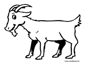 Goat Coloring Page 5