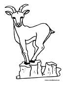 Goat Coloring Page 8