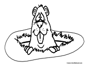 Gopher Coloring Page 2