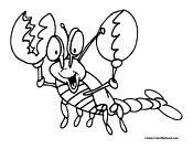 Lobster Coloring Page 5
