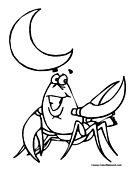 Lobster Coloring Page 6