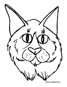 Lynx Coloring Page 2
