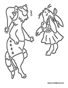 Raccon and Bunny Dancing