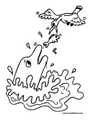 Seagull Coloring Page 2