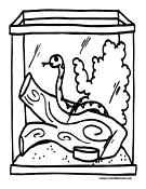 Snake Coloring Page 6
