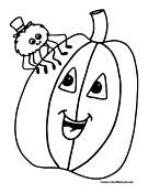 Spider Coloring Page 6