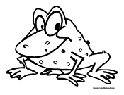 Toad Coloring Page 2