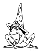 Toad Coloring Page 3