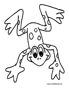 Toad Coloring Page 4