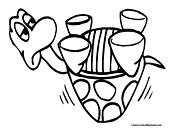 Turtle Coloring Page 2