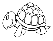Turtle Coloring Page 5