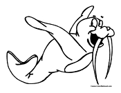 Walrus Coloring Page 6