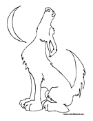 Wolf Coloring Page 5
