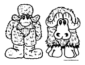 Yak Coloring Page 2