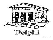 Delphi Ancient Building