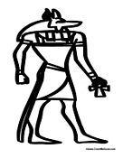 Egyptian with Horse Head