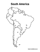 South America Coloring Pages