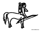 Centaur with Bow and Arrow