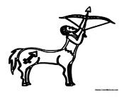 Centaur Shooting Arrow