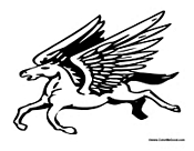 Pegasus Flying