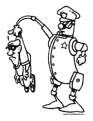 Robot Coloring Pages